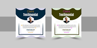 Elegant Client Testimonial Design happyclientdesign