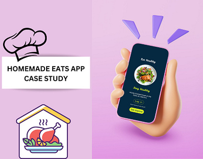 Homemade Eats App Design Case Study app design case study cook figma food homemade ui ux