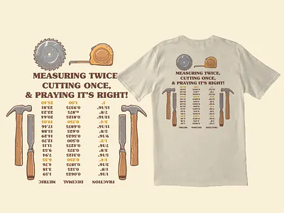 Measuring Twice, Cutting Once branding carpenter design graphic design illustration logo mountain nature ui ux vector wood woodcraft woodworking