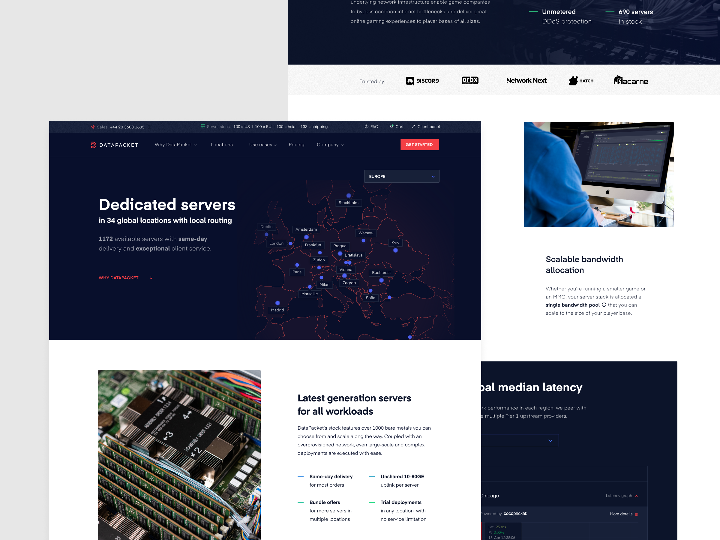 DataPacket hardware server tech