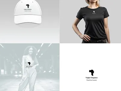 Vogue Elegance brand identity fashion logo luxury vogue elegance timeless luxury