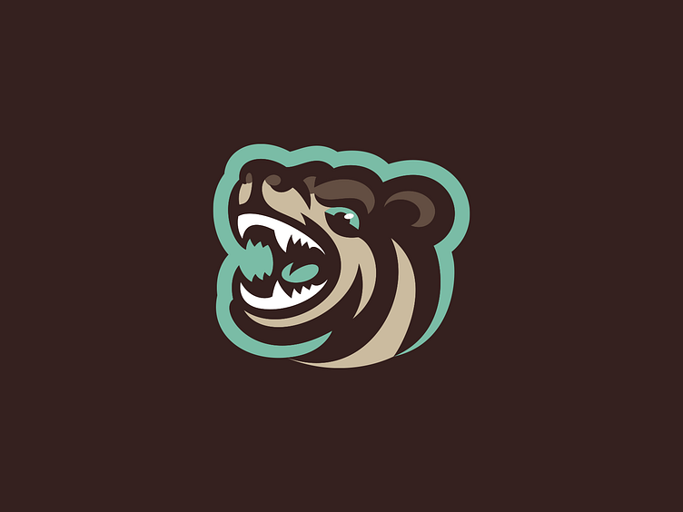 Grizzly Logo - For Sale by Akuma.Studio on Dribbble