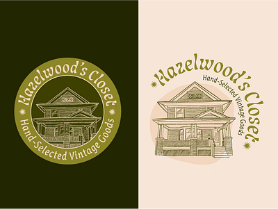 Logo Design for Hazewood's Closet branding graphic design illustrator logo