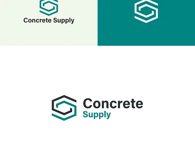 Concrete Supply Logo Design 3d animation branding c logo graphic design logo motion graphics s logo ui
