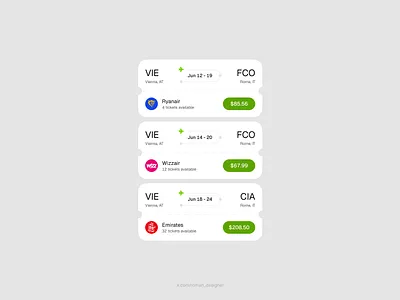 Flight tickets avia boarding flights interaction light pass plane ticket tickets travel ui ux white