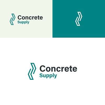 Concrete Supply Logo Design 3d animation arow logo branding c logo graphic design logo logo s motion graphics ui