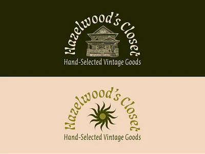 Logo Design for Hazewood's Closet branding graphic design illustrator logo
