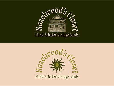 Logo Design for Hazewood's Closet branding graphic design illustrator logo