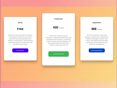 #DailyUI Day30 #Pricing dailyui day30 pricing
