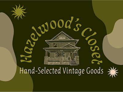 Banner Design for Hazelwood's Closet banner branding graphic design illustrator