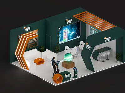 Nesma Exhibition Booth | 3D Design 3d 3d art 3d blender booth design branding exhibition exhibition booth