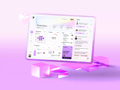 Hyreplus - HR Dashboard Platform 3d analytics animation app branding dashboard data data visualization figma hr human resource dashboard interaction product design recruitment saas ui uiux ux web app design web design