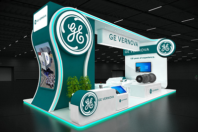 GE VERNOVA Exhibition Booth Design exhibition exhibition booth product showcase render ui visual storytelling