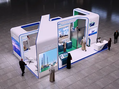 International Maritime Industries Exhibition Booth Design exhibition booth symbolic design