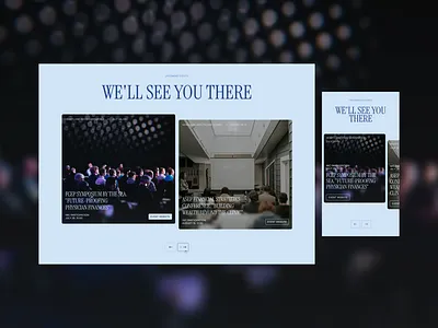 Corporate website | Events section creative design minimalist modern website ui uiux web development webdesign webflow website