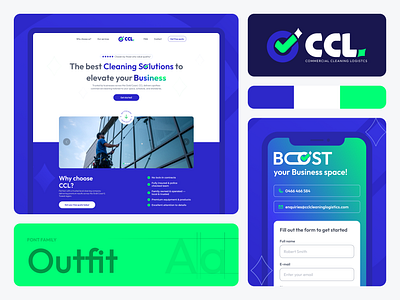 CCL - Landing page cleaning clear design graphic design landingpage ui ux visual designer webdesign website
