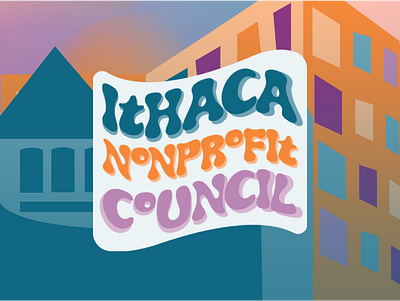 Ithaca Nonprofit Council Demo Site Branding branding graphic design illustration illustrator logo