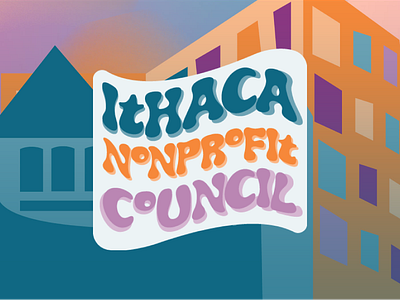 Ithaca Nonprofit Council Demo Site Branding branding graphic design illustration illustrator logo