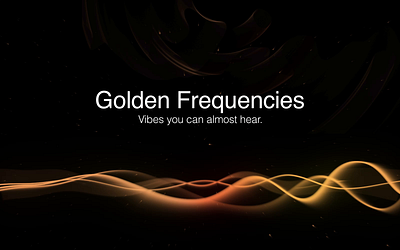 Day 73 – Golden Frequencies animation graphic design interactiondesign microinteractions motion graphics ui