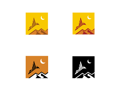 Phoenix and Desert Logo Concepts branding desert eagle desert emblem logo desert logo design eagle logo eagle with desert logo graphic design illustration logo logo ideas middle east logo phoenix logo phoenix with desert phoenix with desert logo