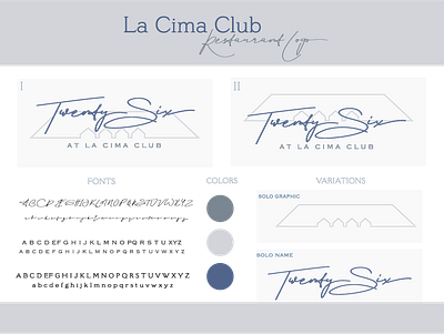 La Cima Logo Design branding graphic design illustrator logo