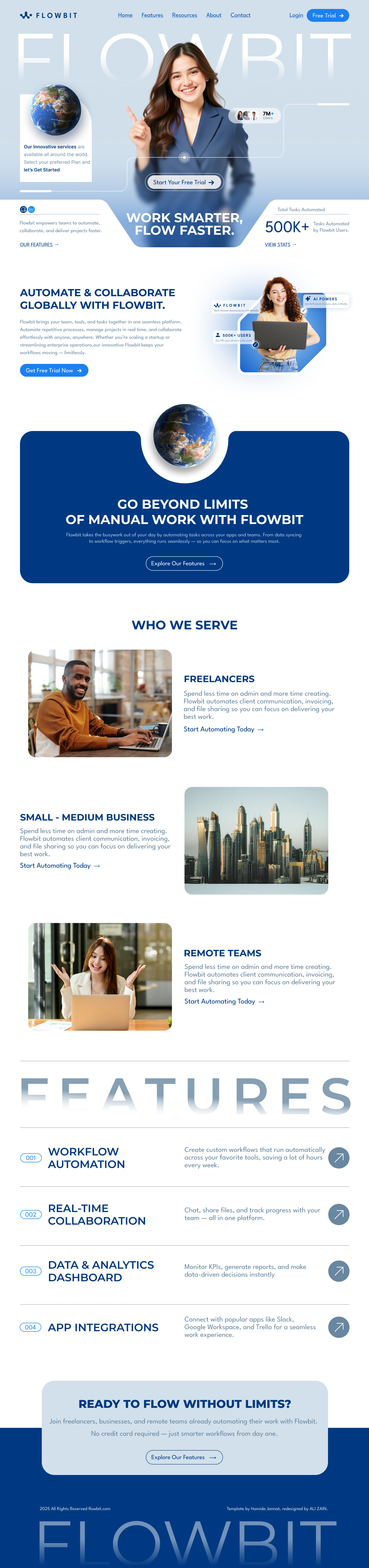 SaaS Website UI Design by Ali Zain. professional website professional website design saas saas website saas website design ui design web design website design