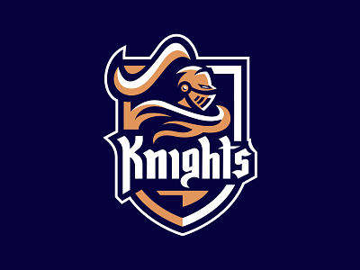 Knights ( Colour) brand branding illustration knight badge design knight crest knight logo knight mascot knights badge knights badge logo knights branding knights crest logo knights logo knights mascot knights sports logo mascot sports logo