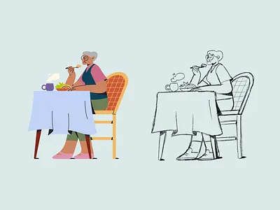 Healthcare Illustrations p.1 art brand branding character character design colorful design flat health healthcare illustration illustrator medical