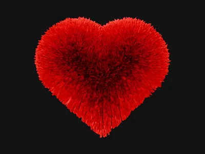 3D Furr Heart - Blender 3d 3d illustration 3d motion design animation blender 3d branding character animation cute animation dating app design graphic design healthtech heart illustration logo love motion graphics popular 3d shapes toy animation