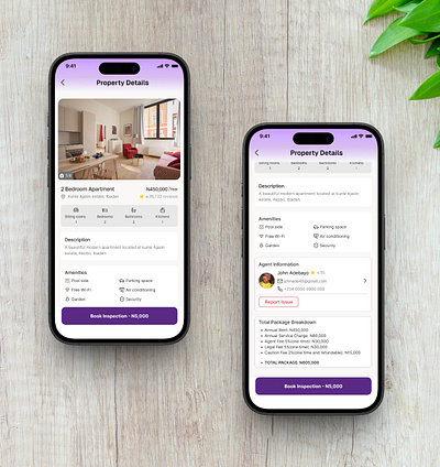 House Rental App Property Details Screen houserentingappdesign houserentuidesign mobileappuidesign mobilerentinguidesign rentappuidesign rentingappuidesign rentpropertydetailsuidesign