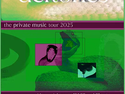 DEFTONES 2025 TOUR mock poster album art deftones design digital collage graphic design show flyer tour poster