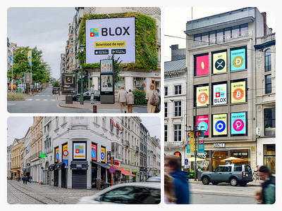 BLOX - Out of Home Campaign animation brand design branding graphic design motion design motion graphics out of home visual design
