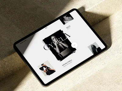 Fashion Photographer Webflow Design branding fashion photographer ui ux webdesign website