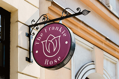 The Frankie Rose branding business logo company logo creative logo design feminine logo graphic design logo minimalist logo mockup modern logo signage