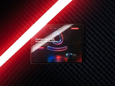 Nest app - hero branding design typography ui ux web website