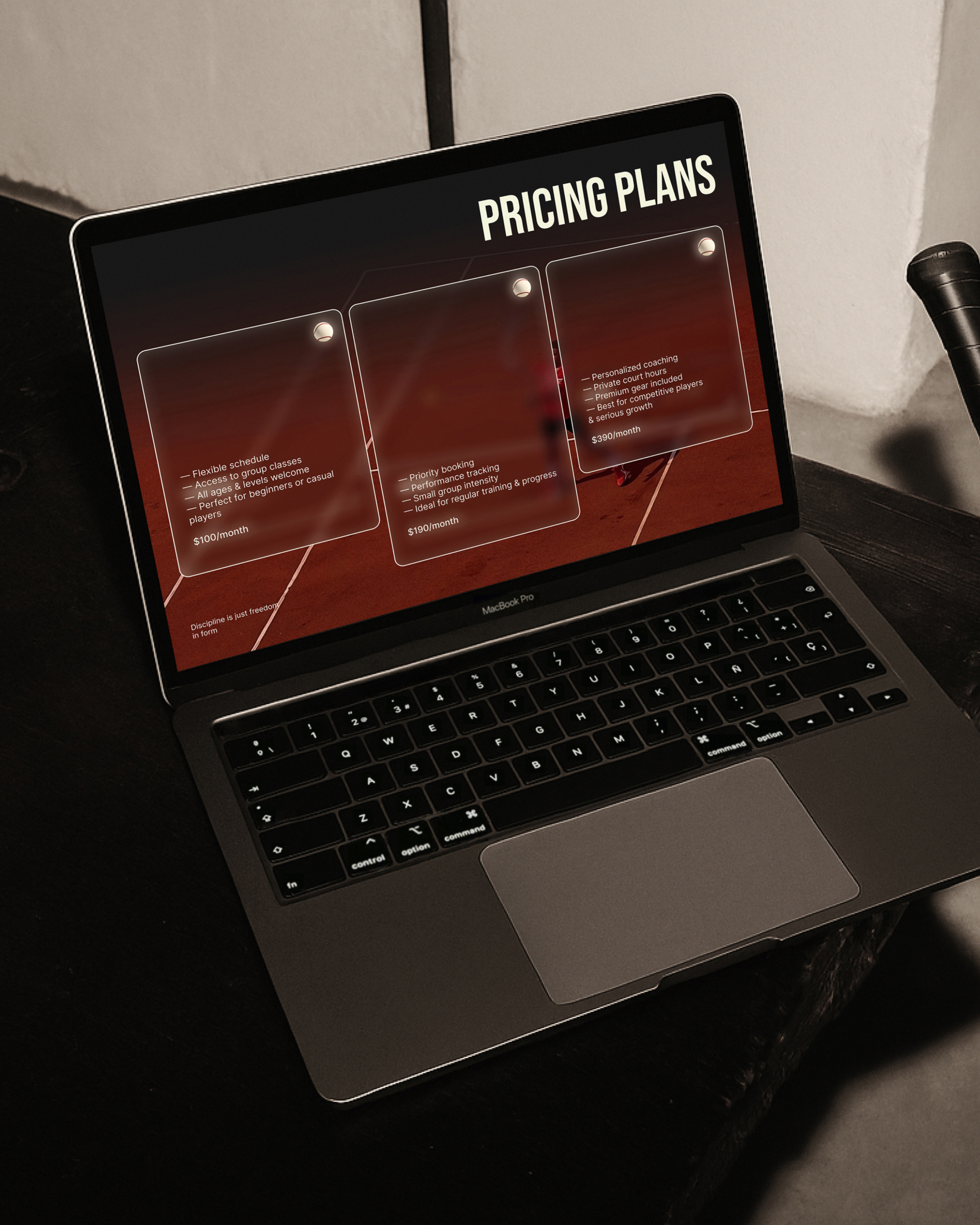 RHYTHM | tennis brand branding business card design graphic design identity logo ui uxui web design website