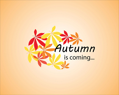 autumn design art autumn background card design illustration leaves pattern