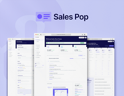 POP! Sales & Live Activity Pop design graphic design mockup platform pop saas ui ux website