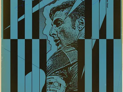 Javier Zanetti concept design graphic illustration poster sport typography