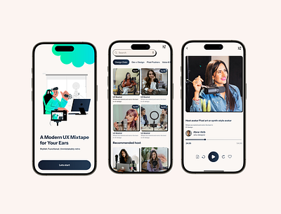 Podcast App audio app ui audio streaming mobile app minimal podcast app modern podcast app ui music podcast app podcast app podcast app dark mode podcast app light mode podcast directory app podcast episode player podcast listening app podcast mobile app podcast player ui podcast streaming app