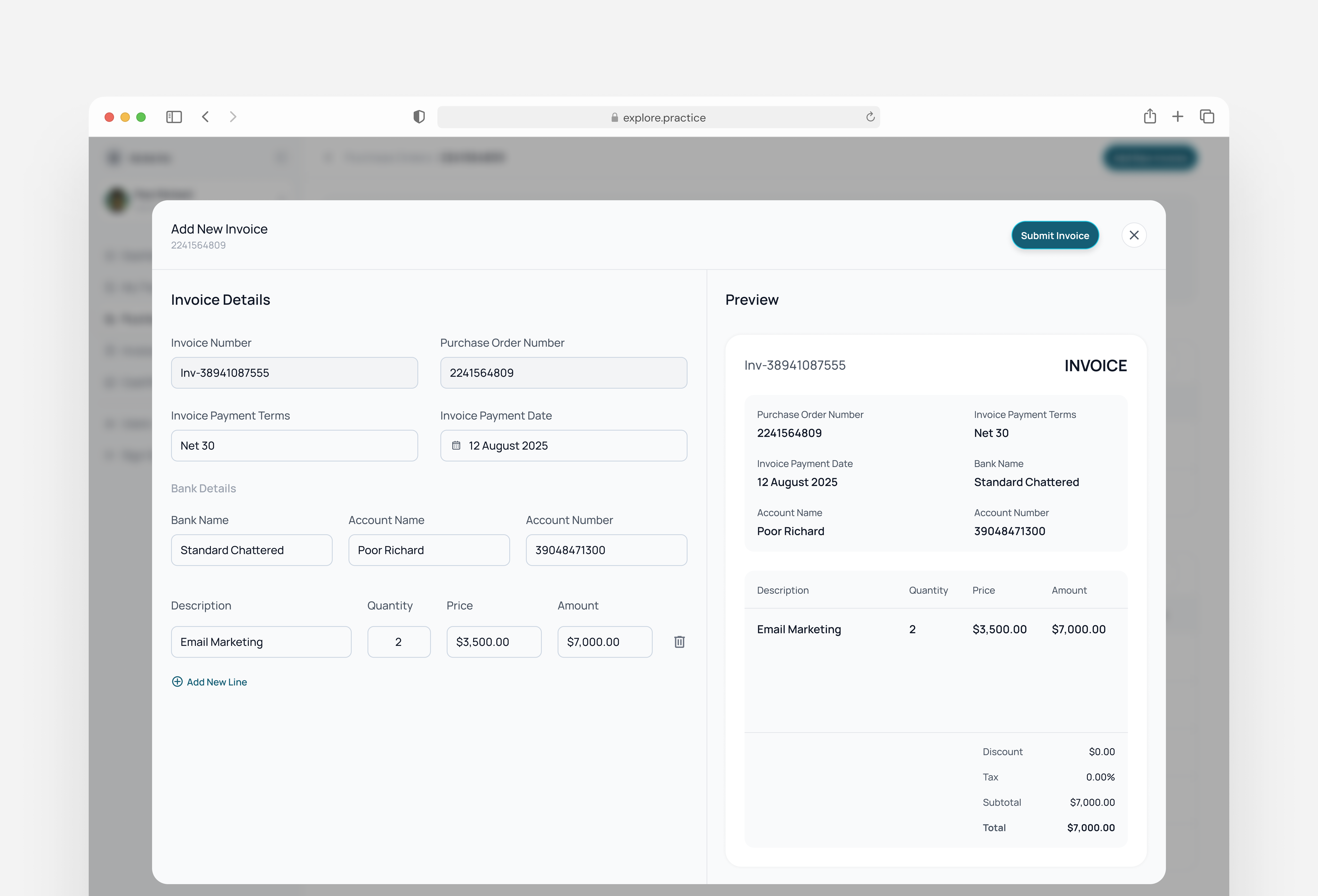 Purchase Orders Screens app design branding design product design ui uiux web design