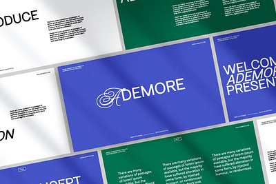 Ademore - Presentation Template annual business clean corporate download google slides keynote pitch pitch deck powerpoint powerpoint template pptx presentation presentation template project report slidemaster slides template web