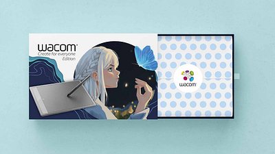 Wacom Sustainability Campaign branding illustration marketing package design social media