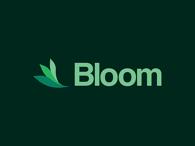 Bloom - Logo Design branding design graphic design illustration layout logo typography vector