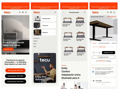 Responsive app clean ecommerce flat hero mega menu mobile first mobile responsive product page store ui ux web