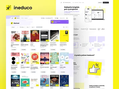Ineduco – Online Education Marketplace books branding business clean community design education graphic design knowledge learning library marketplace school smart students teachers ui web web design website