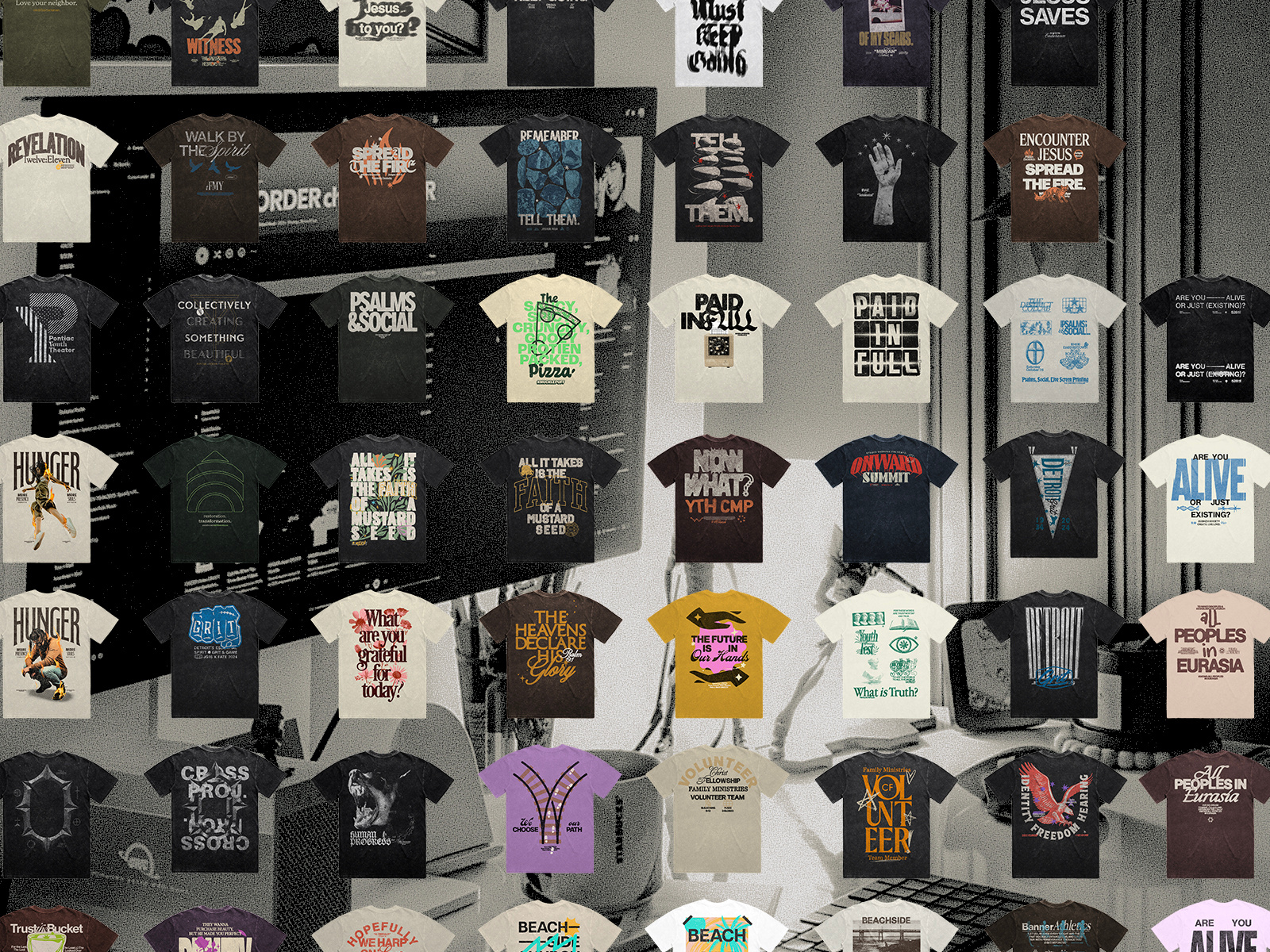 Recent Shirts apparel bible christian church clothing fashion merch streetwear tshirt typography verse