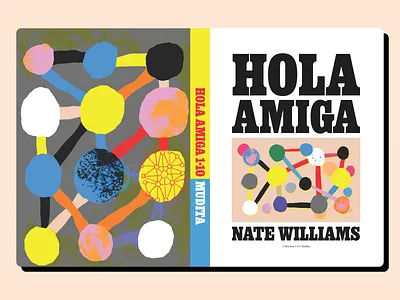 Hola Amiga 1-10: Mudita handdrawn illustration lettering nate williams