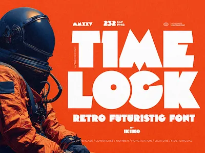 Timelock - Retro Futuristic Font 80s bold font 80s font bold font font fonts futuristic logo movie font poster font retro retro bold font retro font retrowave font scifi font typeface typography
