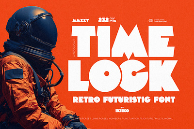 Timelock - Retro Futuristic Font 80s bold font 80s font bold font font fonts futuristic logo movie font poster font retro retro bold font retro font retrowave font scifi font typeface typography